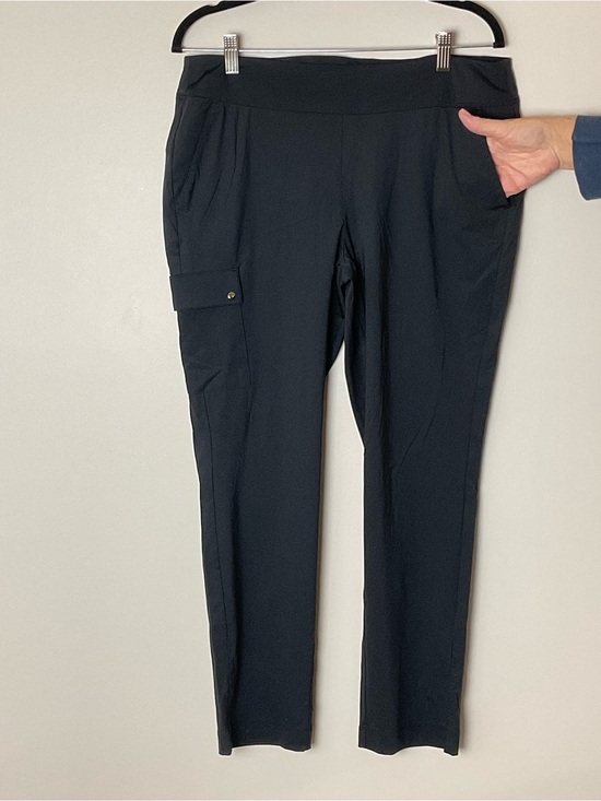 Greg Norman Collection Pants - Greg Norman Women’s  Black Cargo Athletic Pant Golf Commuter Gorpcore M
